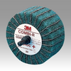3M Scotch-Brite CB-ZR Coated Aluminum Oxide Flap Wheel - 80 Grit - 1 1/4 in Face Width - 2 1/2 in Diameter - 80802 -- 051144-80802 - Image