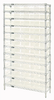 Storage Shelving with Bins - WR12-107CL - Simplastics