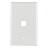 Keystone Faceplates, Frames - FPMSINGLE-W-ND - DigiKey