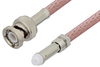 FME Jack to BNC Male Cable 72 Inch Length Using RG142 Coax, RoHS - PE34864LF-72 - Pasternack