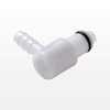 Coupling Insert, Elbow Hose Barb, Shut Off -- PLCD23004 - Image