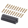 10+10 Pos. Female DIL 22 AWG Cable Conn. Kit, for Latches -- M80-6132045 - Image