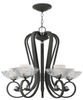 FR40605BKS Mid. Chandeliers-Glass Up - 651532 - Capital Lighting, Inc.