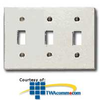 Leviton 3-Gang Standard Size Commercial Grade Toggle Switch - 8011 - TelephoneStuff.com