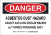 Brady B-302 Polyester Rectangle White Chemical, Biohazard, Hazardous & Flammable Material Sign - 14 in Width x 10 in Height - Laminated - 123664 - 754473-79309 - R. S. Hughes Company, Inc.