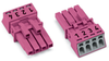 Female connector/socket - 890-284 - WAGO