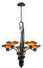 10183/5AMB Mid. Chandeliers-Glass Up - 607128 - Capital Lighting, Inc.