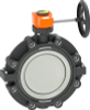 Valves - Plastic-Valves - butterfly-Valves - double-eccentric -- 163578142 - Image