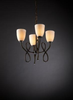POR-8910-18-WFAL-DBRZ Mid. Chandeliers-Glass Up - 494728 - Capital Lighting, Inc.