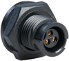 Circular Connector Receptacle, 3 Position Panel; Product Range Switchcraft/conxall - 93F7301 - Newark, An Avnet Company