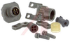 CONNECTOR,CABLE CONNECTING RECEPTACLE W/CABLE CLAMP,SIZE 8,4#20 PIN CONTACT - 70010671 - Allied Electronics, Inc.