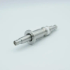 BNC Coaxial Feedthrough, 1 Pin, Floating Shield, Double-Ended, 1.18″ QF / KF Flange, Without Air-side Connector -- A0480-4-QF - Image