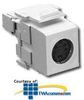 Leviton S-Video Connector with 110 Termination - 40734-SV - TelephoneStuff.com