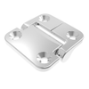 Constant Torque Hinge, Barrel Down, Mirror polished Stainless Steel, Countersunk - E6-73-420S-85 - Southco