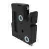 Electronic Rotary Push-to-Close Latch, Auto Relock, With Door and Latch Status Switch, No Connector, M6 X 1.0 Thread, PC/ABS Plastic Housing, Individually Packaged - R4-EM-9A2-150 - Southco
