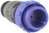 Connector, Cable; Plug; 6; 46 mm (Max.); 5 A; 125 VAC/VDC; 5 Milliohms (Max.) - 70098873 - Allied Electronics, Inc.