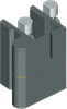 True 180 deg  lift-off Hinge -- 1110-U107 - Image