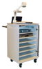 8 unit Laptop Charging & Presentation Cart - Gray/Gray Granite - L-P8-GGG - Visual Sound, Inc.