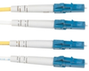 Single-Mode, 9-Micron Duplex Fiber Optic Cable, LC-LC, PVC, 2-m (6.5-ft.) - EFN092-002M - Visual Sound, Inc.