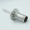 MS Series, Multipin Feedthrough, 6 Pins, 700 Volts, 10 Amps per Pin, 0.056″ Dia Conductors, w/ Air-side Connector, 2.16″ QF / KF Flange - A0194-8-QF - MPF Products, INC.
