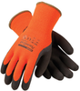 PIP Powergrab 41-1400 Brown/Orange Small Acrylic/Terry Cloth Cold Condition Gloves - Latex Palm & Fingers Coating - Rough Finish - 9.8 in Length - 616314-34084 - 616314-34084 - R. S. Hughes Company, Inc.