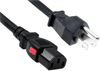 Power Cord, Nema 5-15P/iec C13, 10Ft; Connector Type A Quail Electronics - 72AC4309 - Newark, An Avnet Company