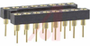 Socket, DIP;4-Fingered;16 Pos.;0.100In.cen.;Thru Hole;0.300In.;Ber. Copper;Gold - 70207060 - Allied Electronics, Inc.