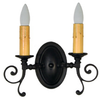 Bordeaux Double Candle w/45 - WS48.DC45 - Steven Handelman Studios