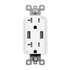 3.6 Amp Dual USB Charger, 18W Duplex Tamper Resistant Outlet - R1620D36 - Suzhou Ele Mfg Co., Ltd.