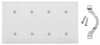 Standard Wall Plate - NP44W - Hubbell Incorporated