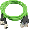 Adapter Cable, Rj45 Plug-M12 Rcpt, 1M; Accessory Type Trend Networks - 02AH2506 - Newark, An Avnet Company