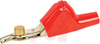 Test Clip, Nickel Silver, large, with Bed of Nails and Spike, banana jack, 2 cut - 70188361 - Allied Electronics, Inc.