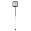 GPS L1 Active Ceramic Patch Antenna With 1.13mm Cable (L-10CM) + UFL (25*25*4mm) -- ET-GPL1-5L10C-U-254 - Image