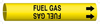 Brady Bradysnap-On B-915 Black on Yellow Plastic Snap-On Pipe Marker - 1/2 in Character Height - Printed Msg = FUEL GAS with Right Arrow - 4062-A - 754476-47694 - R. S. Hughes Company, Inc.