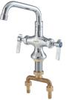 Lead Free Deck Mount Double Pantry Faucet with 6 IN Swivel Spout -- 0239824 - Image
