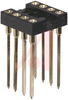 Socket, DIP;Open;4-Finger;8 Pos.;0.3In.;30muIn. Gold;0.510In.;50V;3A;-25 to 85de - 70206552 - Allied Electronics, Inc.