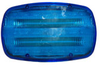 LED Blue Strobe Light - 18 LEDS - Battery Powered - Dual Magnet Base - Continuous or Strobe Output - SL-M-B - Larson Electronics LLC