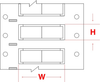 Brady Permasleeve B-342 White Polyolefin Thermal Transfer Die-Cut Thermal Transfer Printer Sleeve - 1 in Width - 0.023 in Min Wire Dia to 0.08 in Max Wire Dia - Single-Side Printable - PS-094-2-WT-SC- - 662820-98890 - R. S. Hughes Company, Inc.