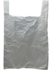 HDPE White T-Shirt Bags - 50011 - U.S. Plastic Corporation