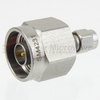 SMA Male (Plug) to N Male (Plug) Adapter, Passivated Stainless Steel Body, 1.3 VSWR - SM4231 - Fairview Microwave Inc.