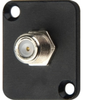 D-Type F Female to Female Feedthrough Chassis Mount Barrel - FJ-FJ-DCM - Visual Sound, Inc.