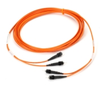 Composite Terminated Fiber Optic Cable, ST-ST, Duplex, Plenum, 5-m (16.4-ft.) - EFP072-005M-CC - Visual Sound, Inc.