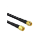 RP SMA Male St. Connector With RG58 Cable (L-1Mtr) + SMA Male St. Connector - ET-SFS-2L1-SMRS - Eteily Technologies India Pvt. Ltd.