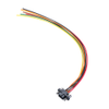 3+3 Pos. Female T-Contact DIL 22 AWG Cable Assembly, 150mm, single-end, Jackscrews - M80-FB10668F2-0150L - Harwin Plc