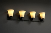 CNDL-8924-20-AMBR-MBLK Bathroom Fixtures-Four Lights - 750755 - Capital Lighting, Inc.