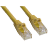 Amphenol MP-64RJ45UNNY-001 Cat6 UTP Patch Cable (550-MHz) with Snagless RJ45 Connectors - Yellow 1ft - Image