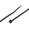 ACT AL-08-18-0-M Miniature Cable Tie, Zip Tie, 18 lb, 8 inch, UV Black, Bag of 1,000 - 21019M - Waytek, Inc.