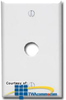 Leviton Commercial Grade Phone or Cable Outlet .625".. - 84017-40 - TelephoneStuff.com