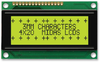Display, Alphanumeric, 20X4, Yellow/grn; Character Count X Line Midas - 03AC3520 - Newark, An Avnet Company