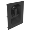 Compression Latch, Lift & Turn, Large cup, No Restriction, Non-locking, Steel, Powder Coat, Black - N2-2-700-01-5 - Southco